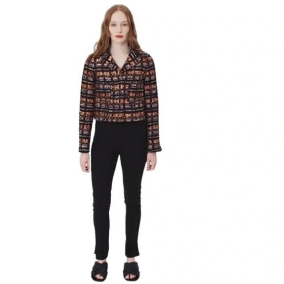 Smythe‎ Metallic Tweed Boxy Jacket in Multi Metallic Size 6 NWT - Picture 1 of 7